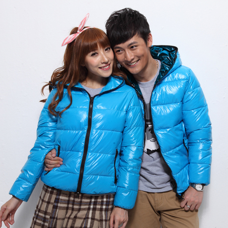 Digital lovers 2012 all-match fashion urban casual lovers cotton-padded jacket wadded jacket