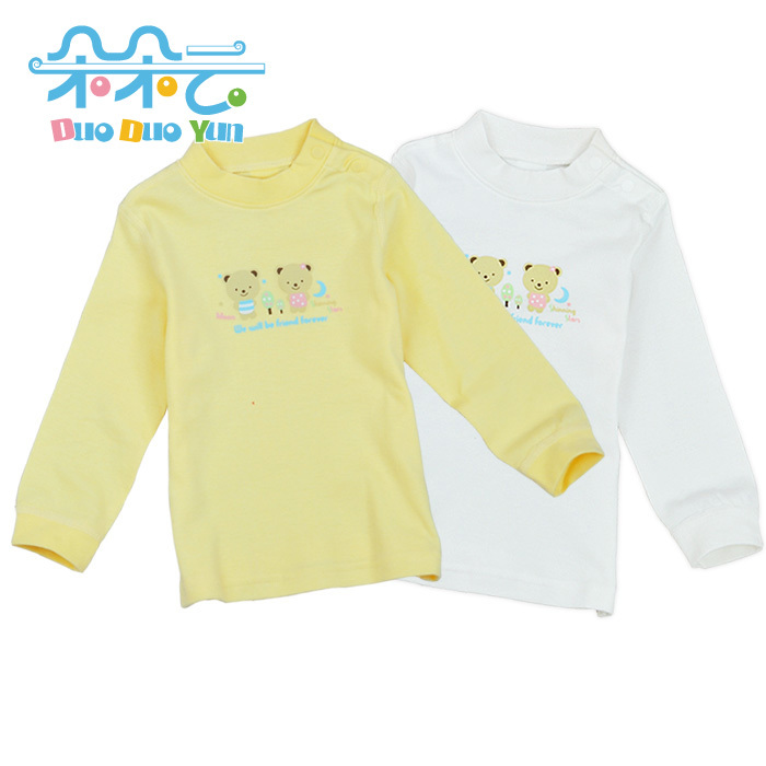 Dimi dubi 100% cotton baby underwear autumn and winter baby clothes thermal antibiotic long johns top 115102