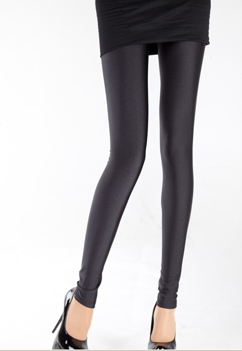 Dl sexy Black slim legs fashion 9 legging socks 7895