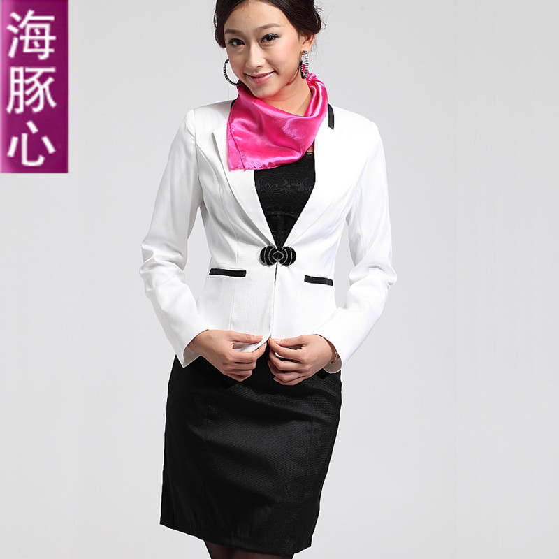 Dolphin women's autumn set work wear ol work wear skirt tooling formal