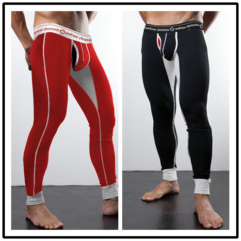 Double male trousers sidepiece male long johns male warm pants trousers basic underpants