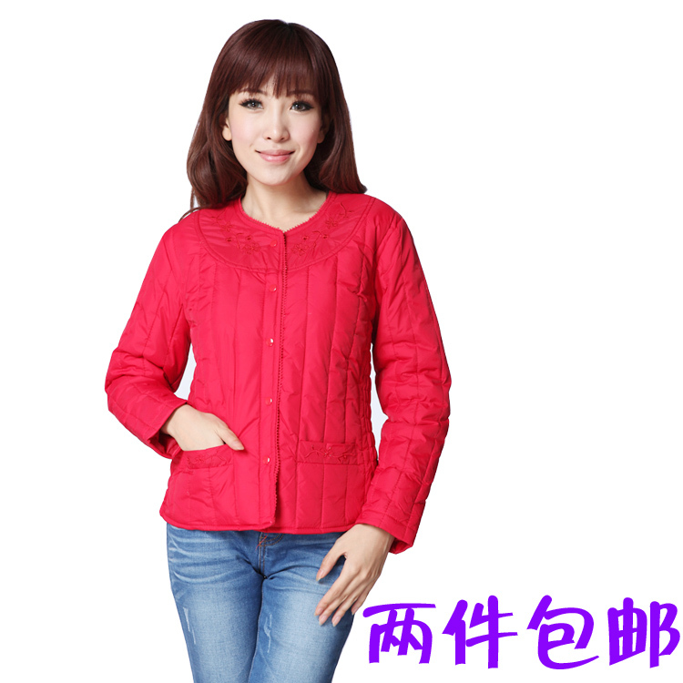 Down liner Women quinquagenarian innerwear down coat long-sleeve underwear thermal underwear