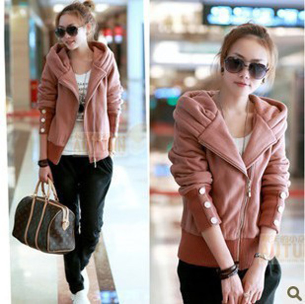 Drop shipping!2012 hot sale women's hooded excellent quality  women's winter coat jacket, women's outwear 3 colors M-XL