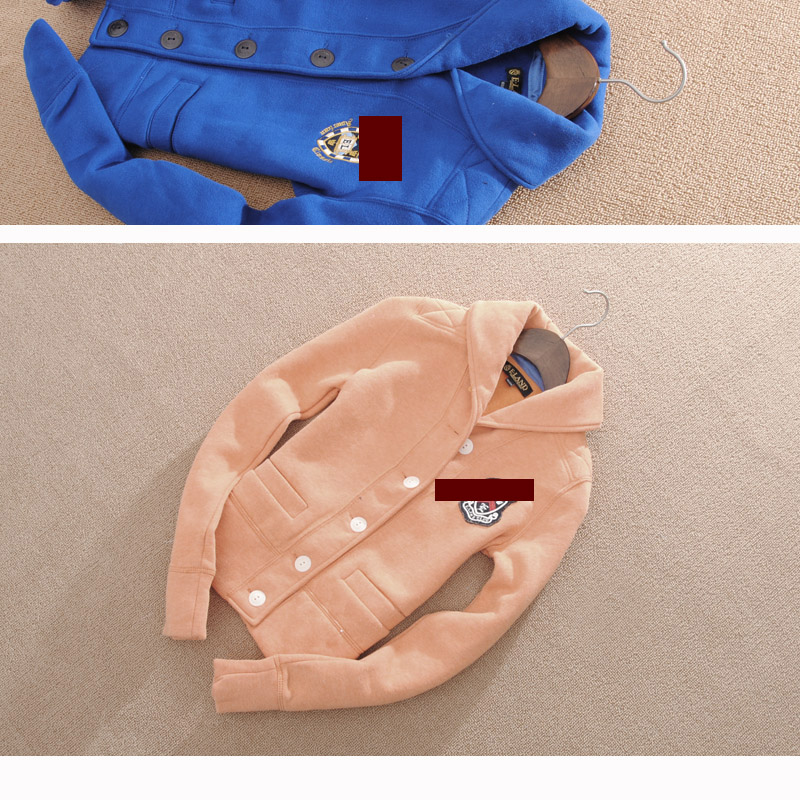 Drop shipping 2013 056 - end of a single suit collar preppy style women's fleece outerwear medal 0.5 -jk