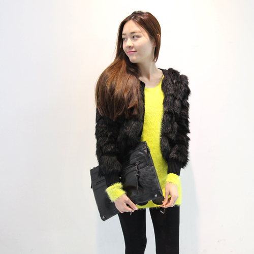 Drop shipping 2013 Cbomb superacids luxury fur lace outerwear short jacket female w227 -jk