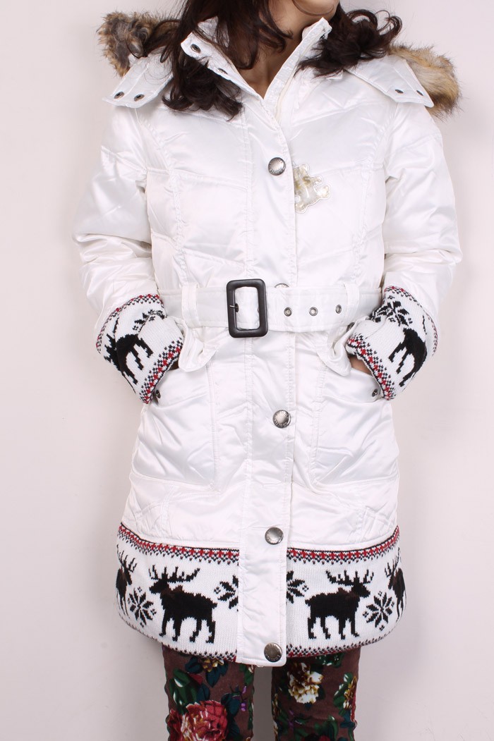 Drop shipping 2013  e s cow national trend thick with a hood onta thickening down coat -jk