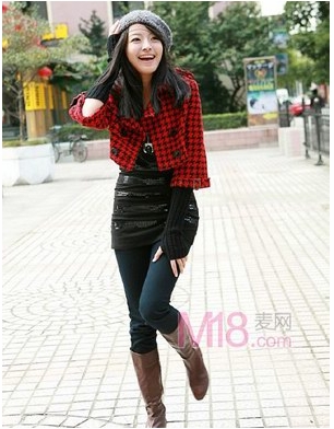 Drop shipping 2013 Women's  houndstooth outerwear fashion jacket 0.58 -wjk