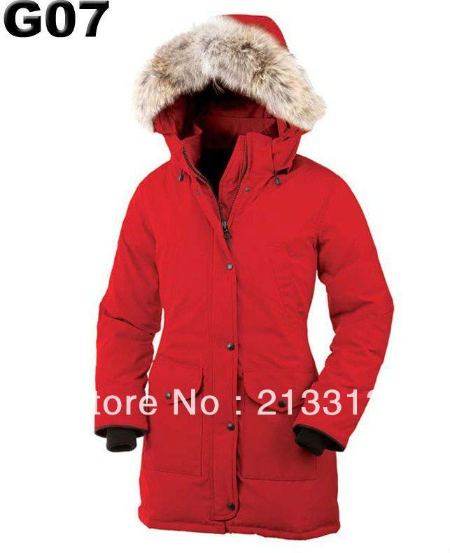 Drop Shipping A+Quality Goose Down Jacket Windproof Down Jacket Women's Outerwear Expedition Parka Down Coat SIZE: XS --XXL