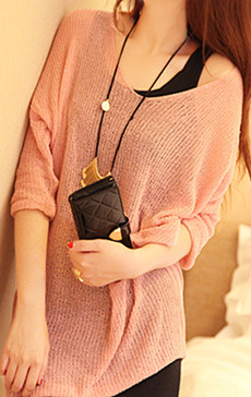 drop shipping Fashion 2013 women's spring loose knitted pullover air conditioning shirt sweater