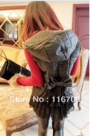 Drop shipping hot selling wholesale medium-long cake chiffon leather plaid vest for women vt-001