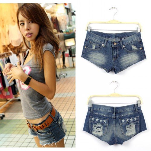 Dropshipping Fashion Korea sexy Woman Denim short Jeans denim short pants freeshipping