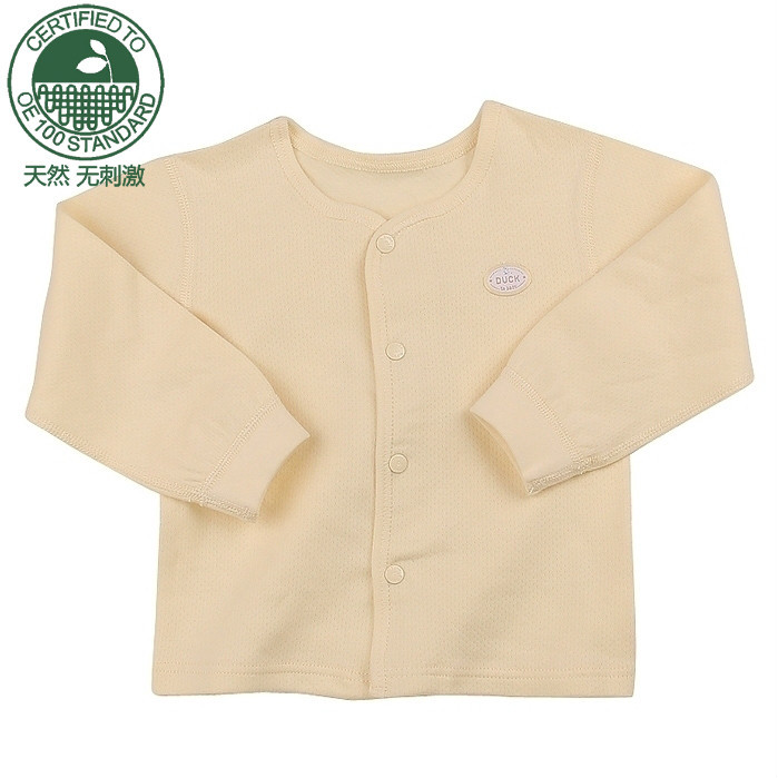 Duck organic cotton baby underwear 100% cotton baby top male female child sleepwear lounge