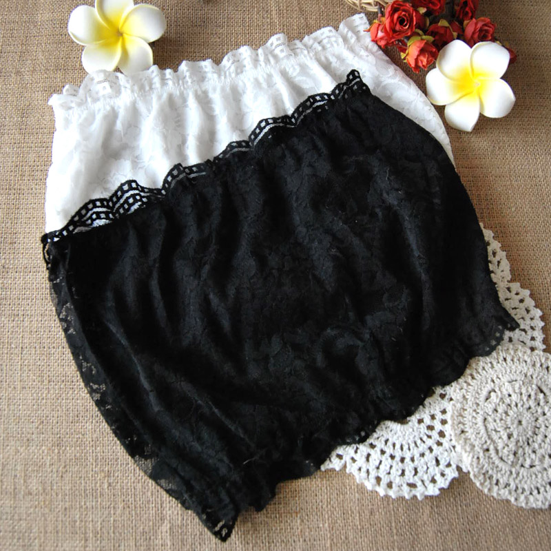 E-HOME New arrival sexy small basic lace tube top tube top black-and-white 2 2