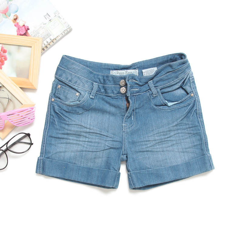 E134-884 summer women's jeans female shorts female shorts female denim shorts plus size available