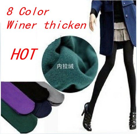 East Knitting FREE SHIPPING 5pc/lot WR-017 Women Winter New Style Thicken Pantyhose Tights 8Color Best Quality Fast Delivery