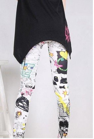 East Knitting FREE SHIPPING+Wholesale 5pc/lot LJ-065 Fashion Women Tattoo Leggings Hot