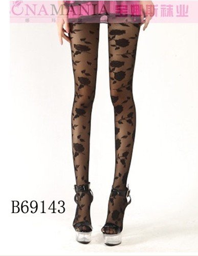 East Knitting FREE SHIPPING+Wholesale 6pc/lot BONAS-69143 2013  Sexy Women Floral Tights Fashion New Style