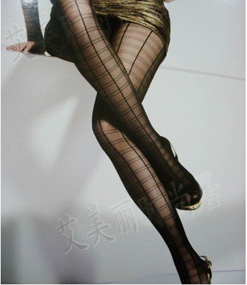 East Knitting FREE SHIPPING+Wholesale 6pc/lot MZ-6915 Fashions Women Top-quality Sexy Grid Tights 30D