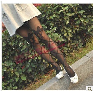 East Knitting FREE SHIPPING+Wholesale 6pc/lot TBW071 Manzi Top Quality Fashion European Style Women/Lady Bowknot Tie Tights