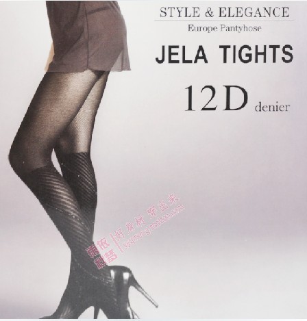 East Knitting FREE SHIPPING Wholesale 6pc/lot TZ-8916 2013 Fashion Women Stripe Shiny Jacquard Tights