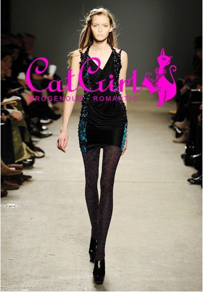 East Knitting FREE SHIPPING+Wholesale/bulk order MN-0117 6pc/lot 2013 Fashion Women Brand catgirl celebrity like tights