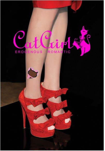 East Knitting FREE SHIPPING+Wholesale/bulk order MN-0131 6pc/lot 2013 Fashion Women Brand catgirl lovely cat tights