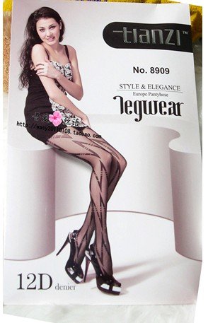 East Knitting FREE SHIPPING+Wholesale/bulk order TZ-8909 6pc/lot 2012Fashion Women China Big Brand sexy stripe pantyhoses