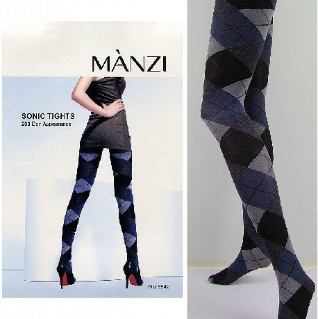 East Knitting FREE SHIPPING+Wholesale MZ-6842 6pc/lot Fashion Women Top-quality China Big Brand Tight-Pantyhose sexy Grid 200D