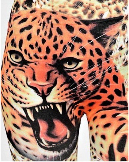 East Knitting FREE SHIPPING Wholesale Price WR-005  Florid tattoo wholesale tiger Leopard Printed sexy leggings/pants