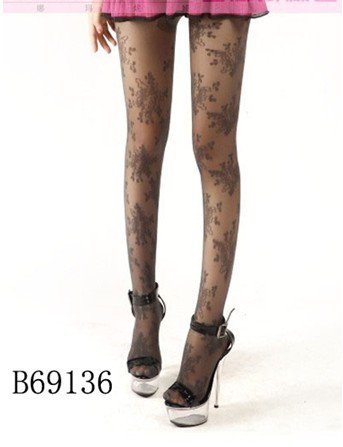 East Knitting Wholesale 6pc/lot BONAS-69136 2013 Fashion Women Hot Sale Floral Tights Free Shipping