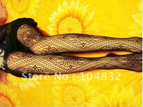 East Knitting Wholesale 6pc/lot W-925 2013 Fashion New Style Women Sexy Jacquard Mesh Net Tights Free Shipping