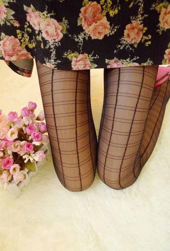 Eat Pray Love Free Shipping, 2012 New Arrival Lattice 15D Fishnet Stocking, Tight Black Panty Hose, PH060