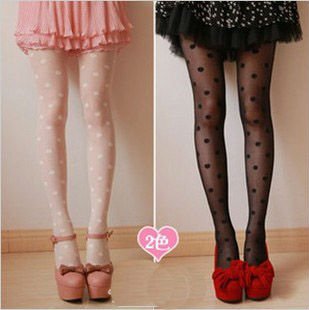 Eat Pray Love Free Shipping, 2012 New Arrival Spring Vintage Big Round Spot Fishnet Stocking, Tight Panty Hose, PH011