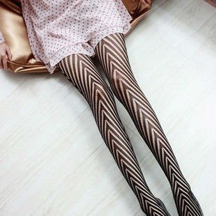 Eat Pray Love Free Shipping, 2012 New Arrival V Patterned tights Old Black Fishnet Hose, Panty Hose, PH028