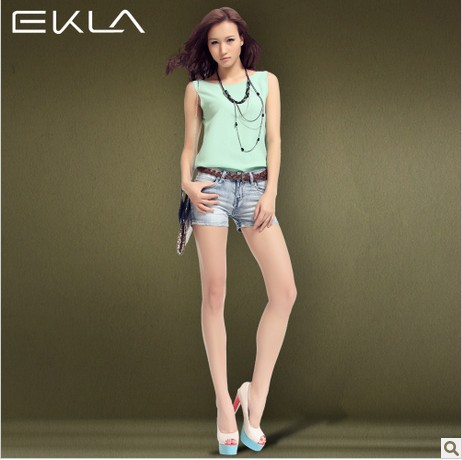 EKLA hot sell jeans shorts for lady 21A1118