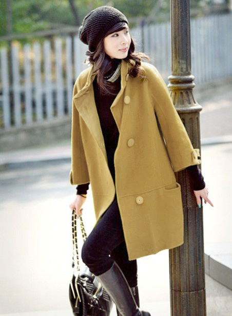 Elegant maternity outerwear maternity clothing winter autumn and winter tianxi 2268 maternity overcoat