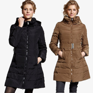 elegant medium-long down coat Women 0185054