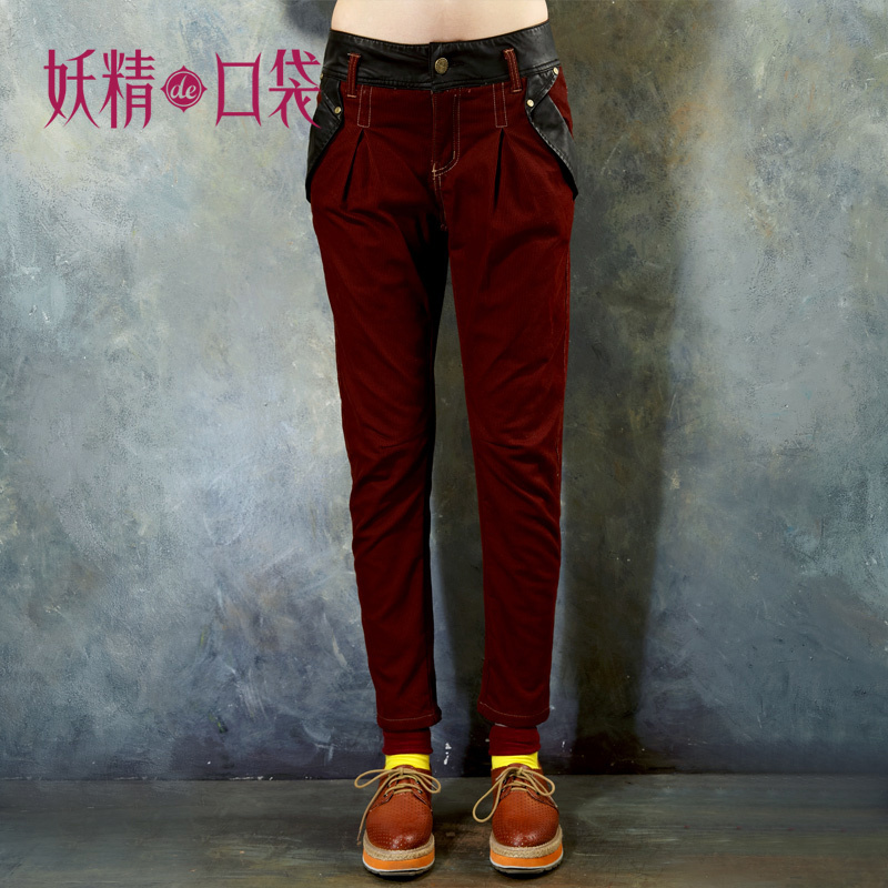 ELF SACK autumn patchwork loose jeans