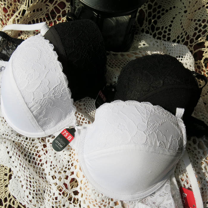 Ellen am thin cup outflank lace bra 70a75b80a85a85b