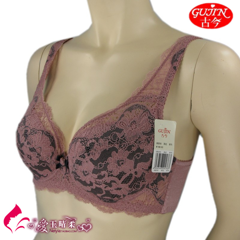 Embalmed single-bra 0b250 full cup lace large cup thin cup 4 buckle