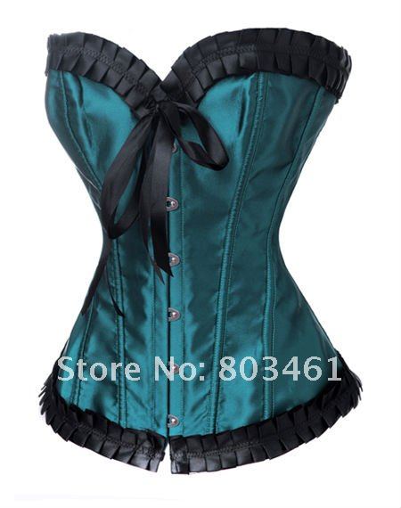 Emerald Burlesque Corset