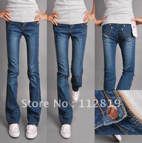 EMS 5PCs Fashion show thin jeans took special micro leisure lady pants show thin cultivate one's morality big yards of 539