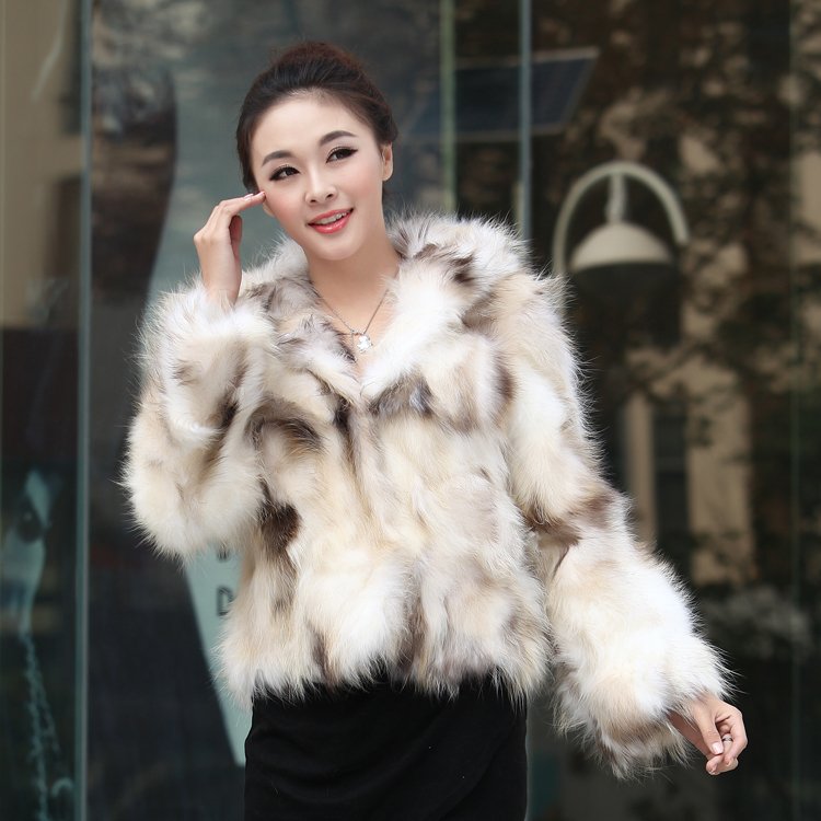 EMS free shipping, 2011 fur fox fur short design fur hooded long-sleeve women's outerwear 6