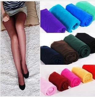 [EMS Free shipping] Lady's Pantyhose  Multi-colors Pantihose For Women Sexy Silk Tights Stockings 14 Colors, 100pcs/lot SK-003