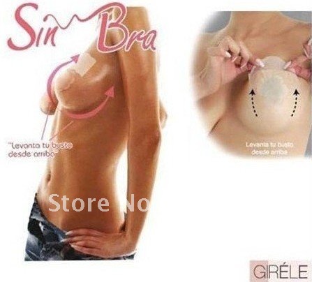 EMS Free Shipping Lift Breast Bra, 65packs/lot (one pack=6pairs), Sin Bra, Bring It Up, Adhesive Lift Breast, Invisible Bra