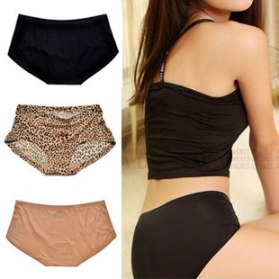 EMS Free Shipping Women's Sexy Leopard Panties/Lady's Underwear /Thin Sexy Lingerie,Briefs Women ,High Quality EN-33