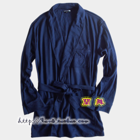 End of a single bernardi thin short design bathrobe bathrobes robe spring and autumn lovers