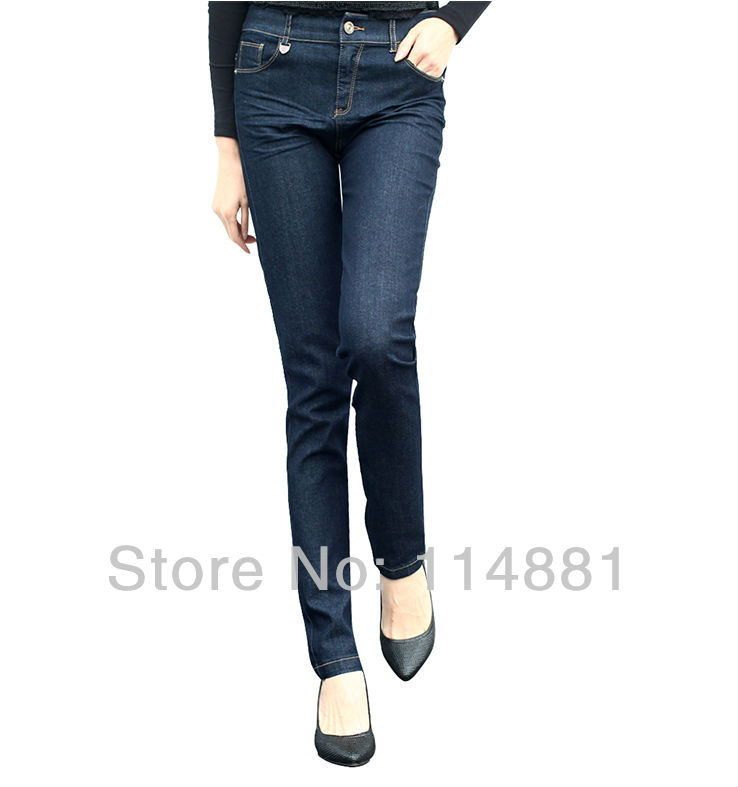 Esey Fashion Lady Jeans 2012 Autumn/Winter Women Trousers Mid Skinny Pencil pants Cigarette Pants Drainpipe Jeans 2918