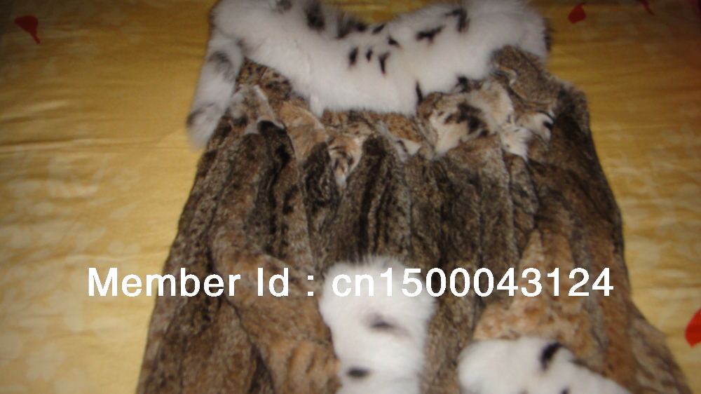 Europe imported second-hand lynx coat Super charming, extravagance.Best quality