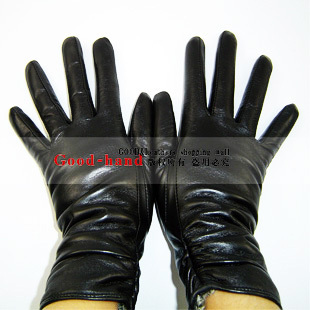 European version of the suede classic advanced women's genuine leather gloves a2261 black gloves